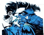 Big WoW ComicFest San Jose 2013 Photo 94 Neal Adams Joker turns into Batman Signed PrintThumbnail